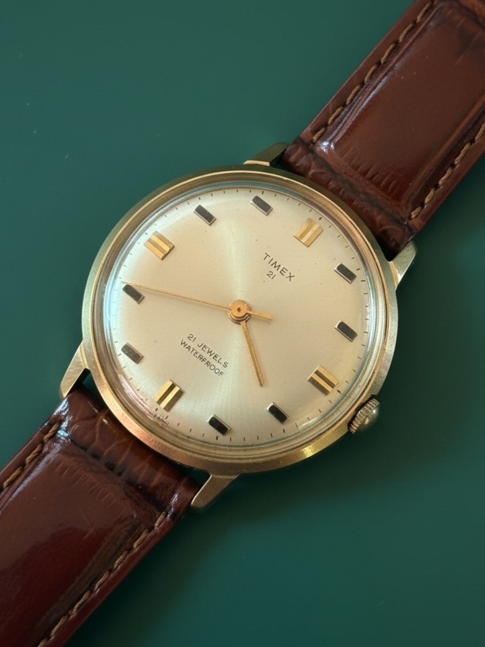 Vintage 1968 Timex 21 Jewel Ref 6524 M72 Manual Wind Men’s Watch Running Rare